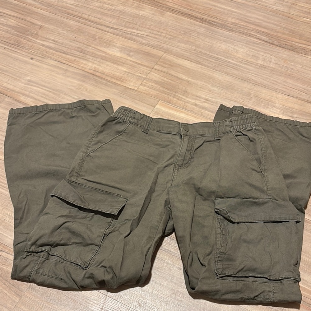 Olive Cargo Pants